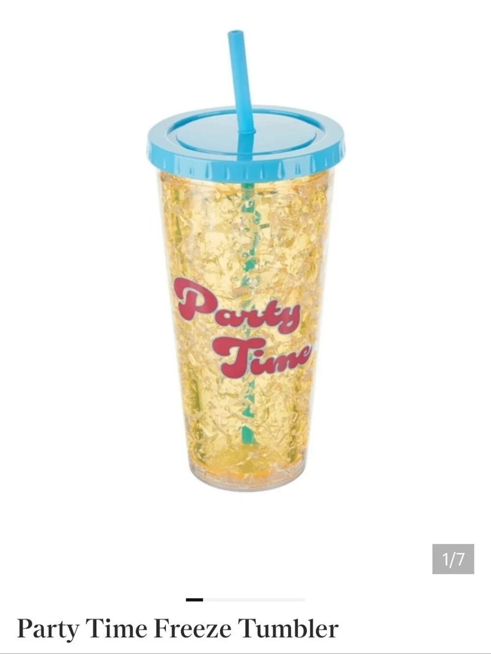 Freeze Tumbler With Lid And Straw